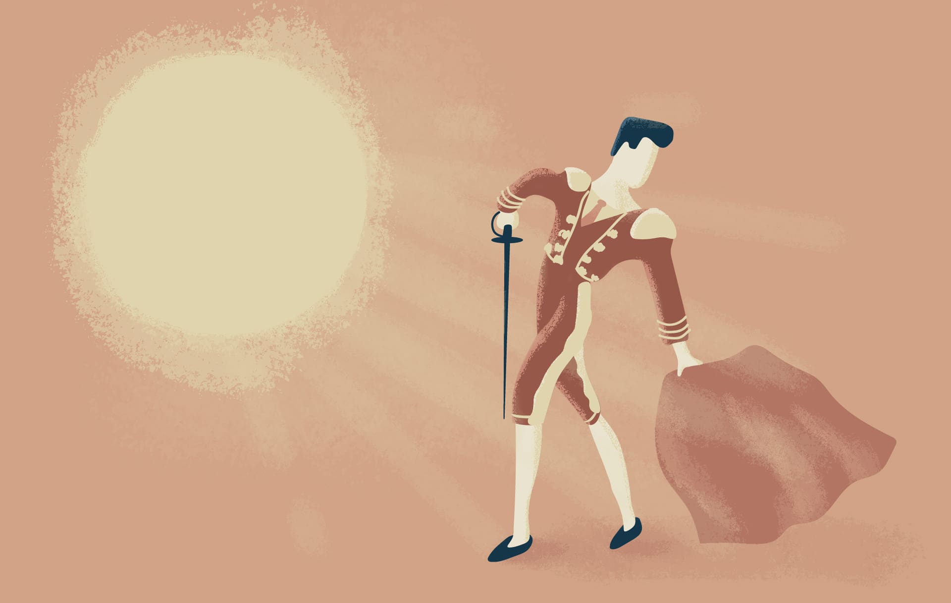 A matador in Spain receiving solar, renewable energy