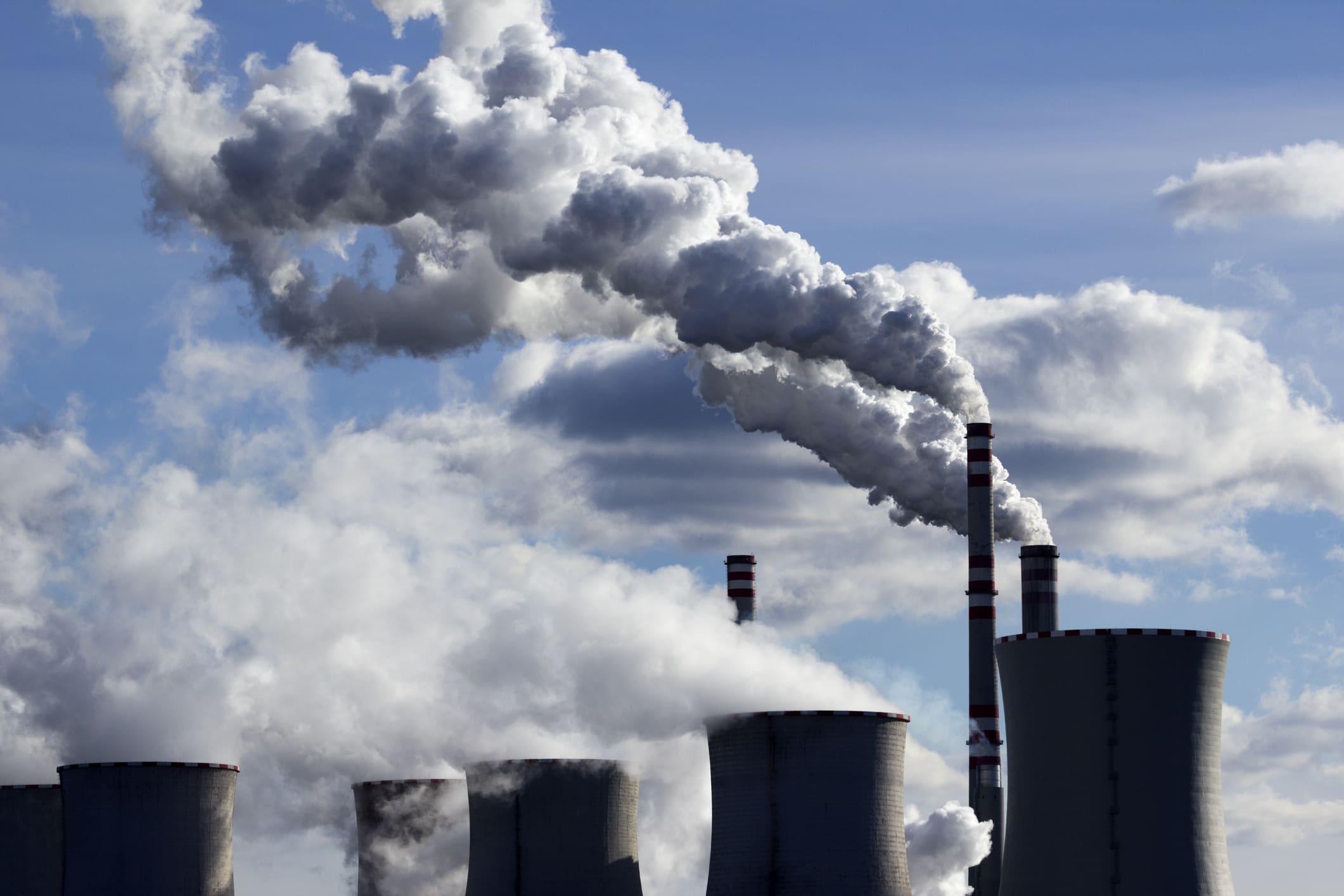 A coal-fired power plant
