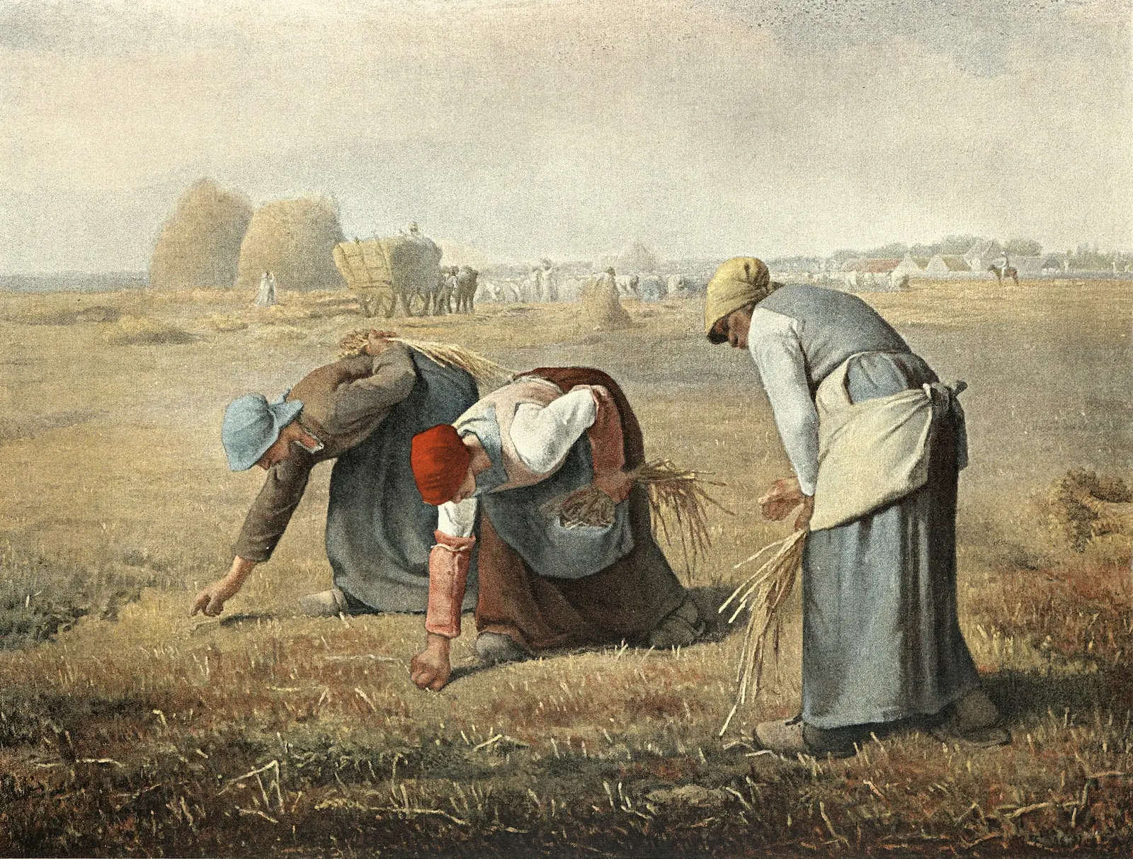 A painting of 'the gleaners'.