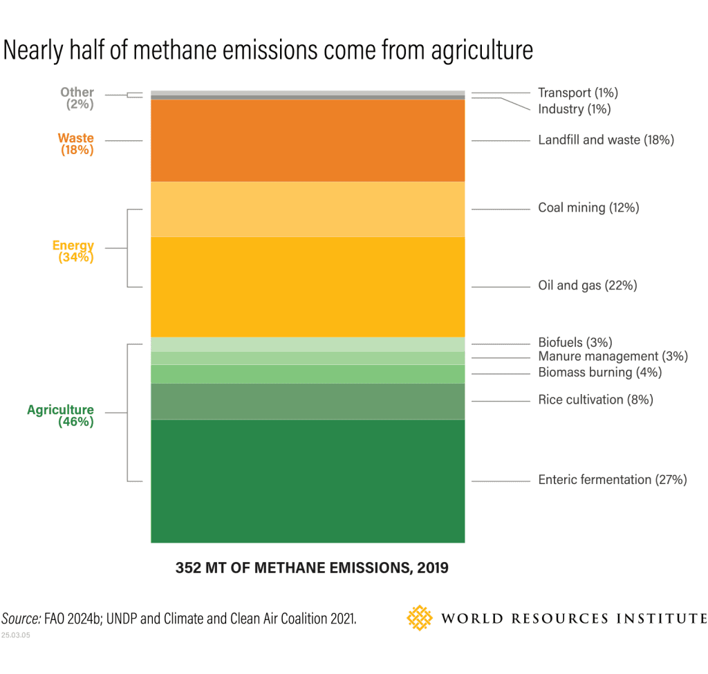 World Resources Institute: 25 ways to slash methane emissions from the agricultural sector 1 World Resources Institute: 25 ways to slash methane emissions from the agricultural sector 1